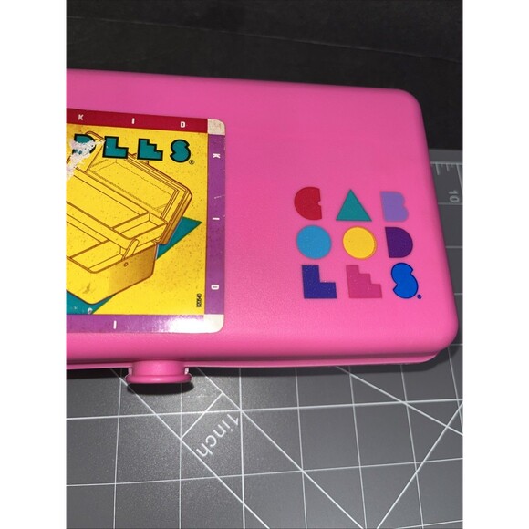 Vintage Y2K 2605 Mini Caboodles Makeup Case Organizer Pink Small 8x4 With Mirror - Picture 3 of 9